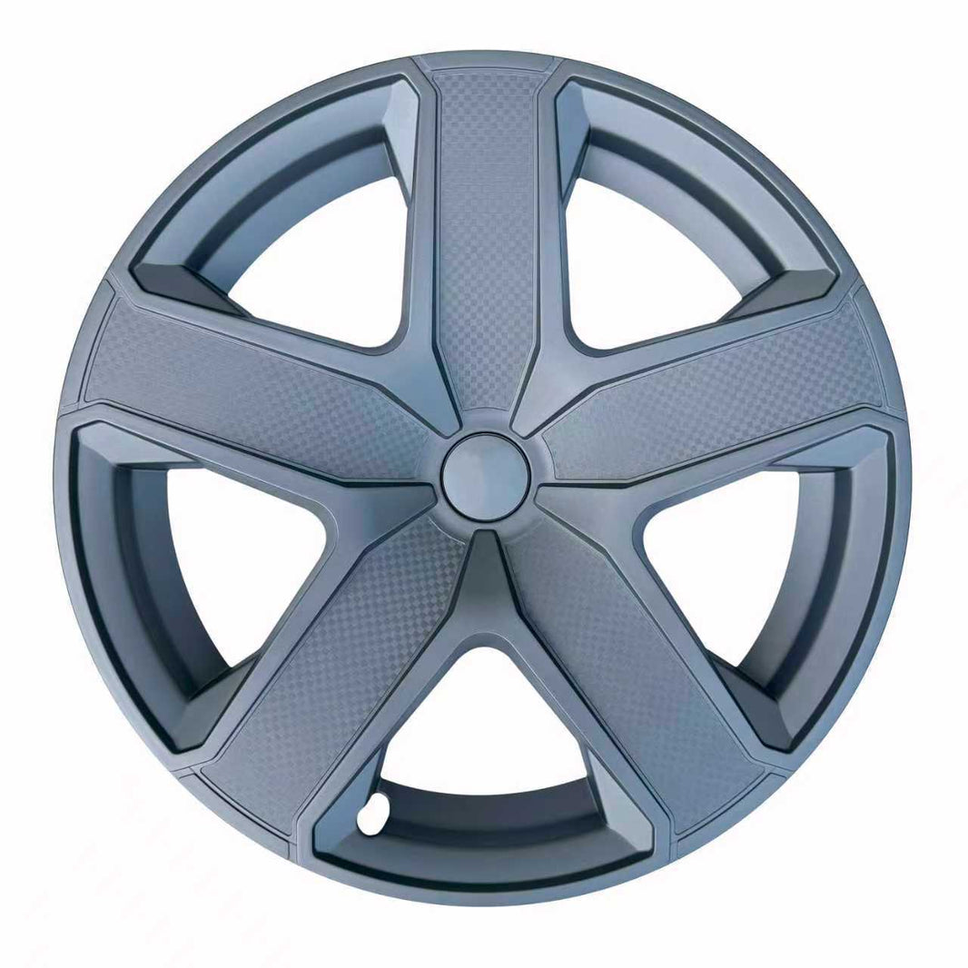 19-Inch 02-Style Silver & Black Two-Tone Wheel Covers for Tesla Model Y Juniper (2025.03+）