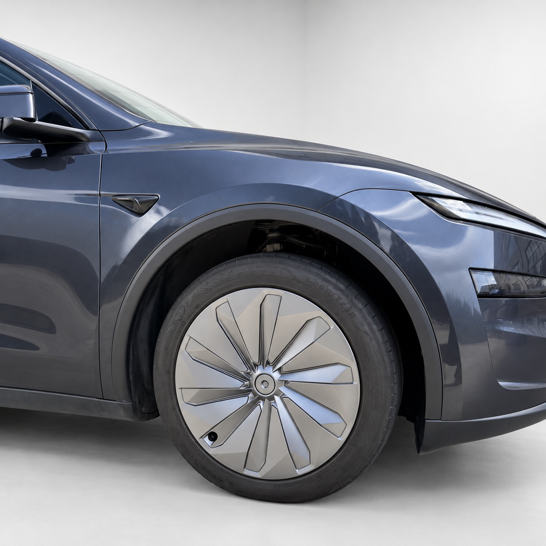 19-Inch 03-Style Gloss Black Wheel Covers for Tesla Model Y Juniper (2025.03+）