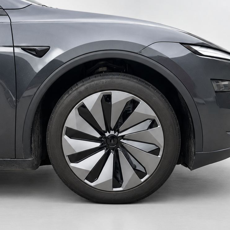 19-Inch 03-Style Gloss Black Wheel Covers for Tesla Model Y Juniper (2025.03+）