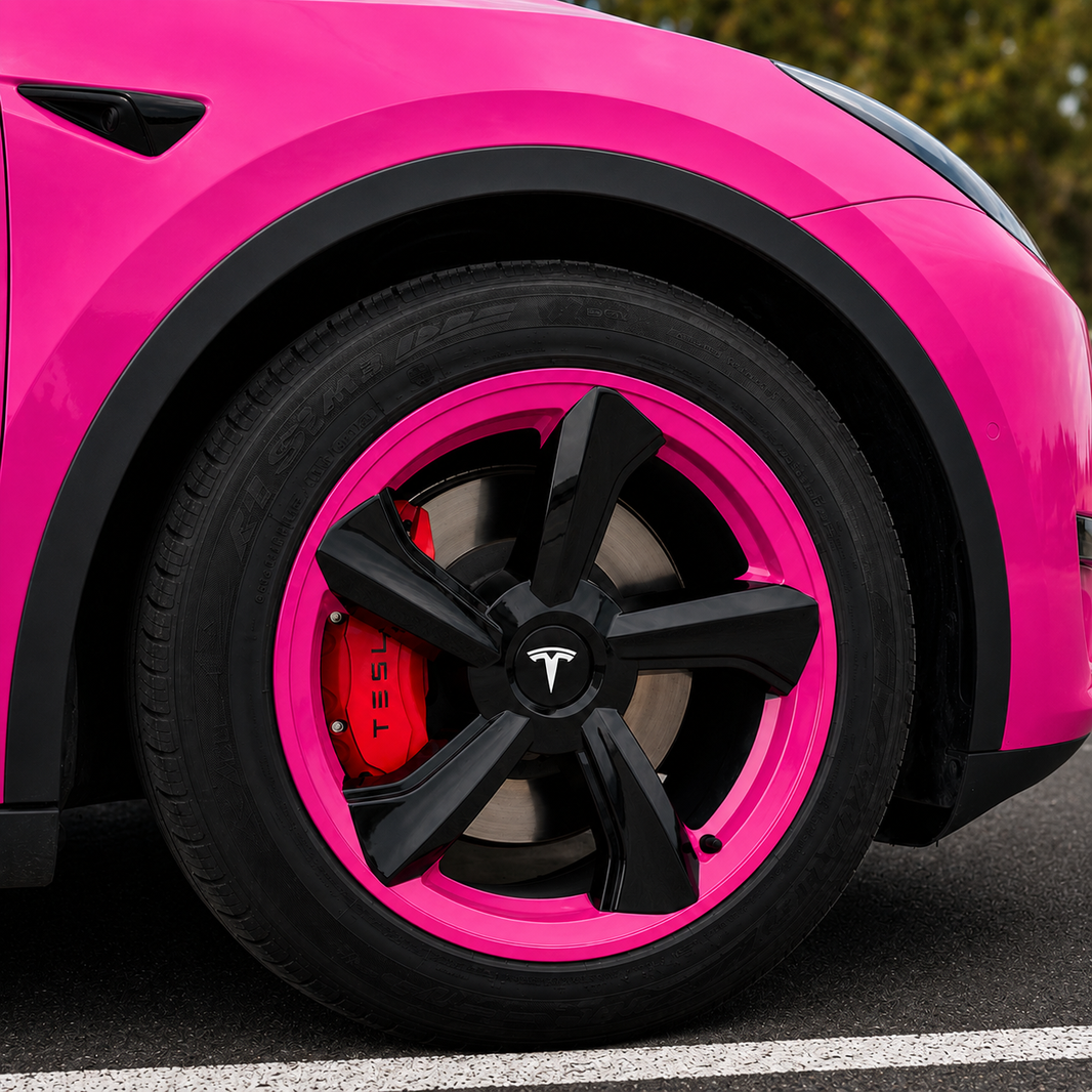 Model Y Juniper 2025.03+ Colorful Sport 19-Inch Full-Cover Wheel Covers