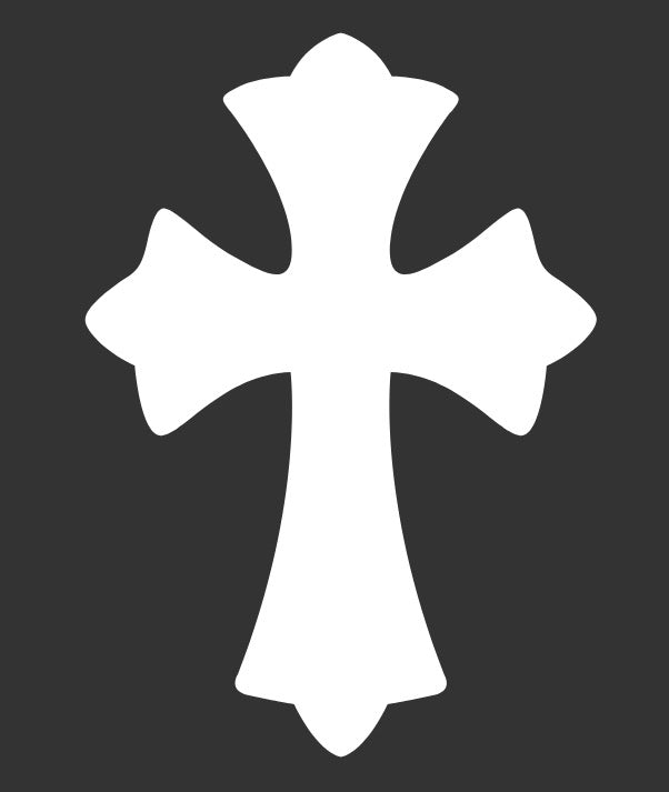 3-Piece Colorful Cross Car Decal Set – Trendy Personalized DIY Stickers1