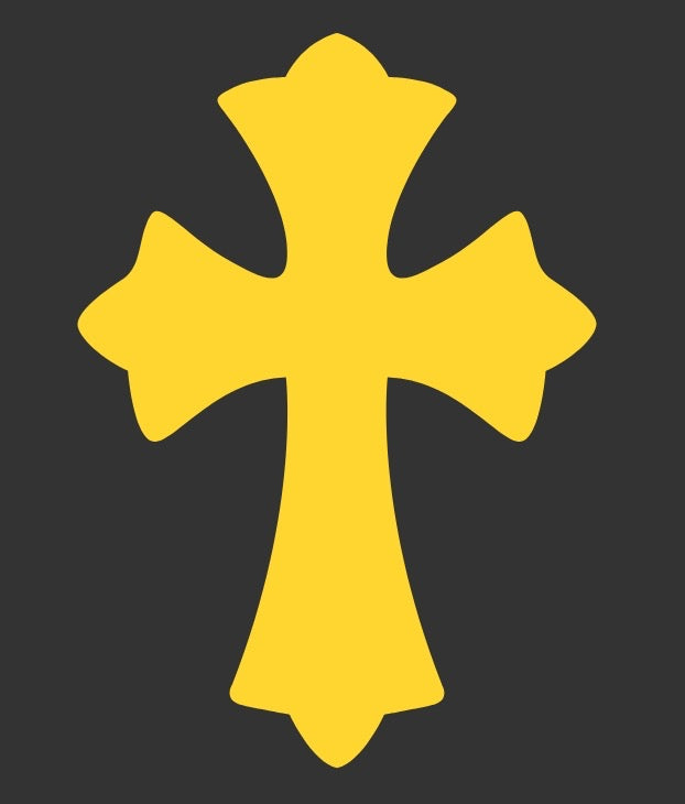 3-Piece Colorful Cross Car Decal Set – Trendy Personalized DIY Stickers1