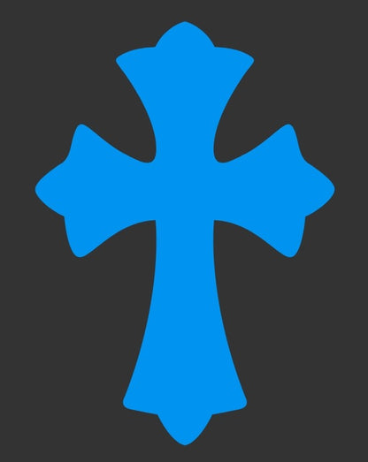 3-Piece Colorful Cross Car Decal Set – Trendy Personalized DIY Stickers1