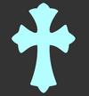 3-Piece Colorful Cross Car Decal Set – Trendy Personalized DIY Stickers1