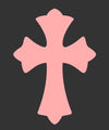 3-Piece Colorful Cross Car Decal Set – Trendy Personalized DIY Stickers1