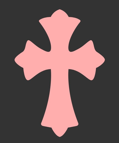 3-Piece Colorful Cross Car Decal Set – Trendy Personalized DIY Stickers1