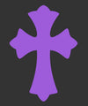 3-Piece Colorful Cross Car Decal Set – Trendy Personalized DIY Stickers1