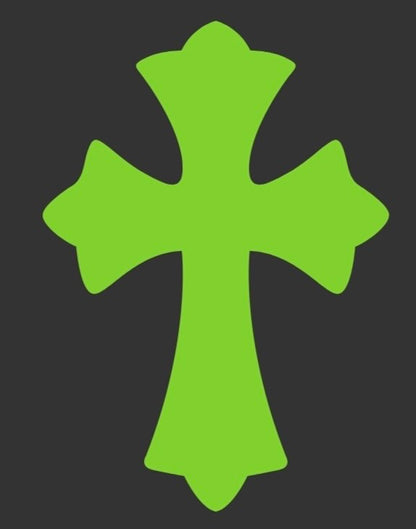 3-Piece Colorful Cross Car Decal Set – Trendy Personalized DIY Stickers1
