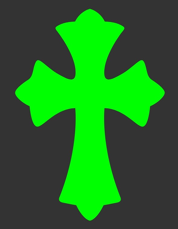 3-Piece Colorful Cross Car Decal Set – Trendy Personalized DIY Stickers1
