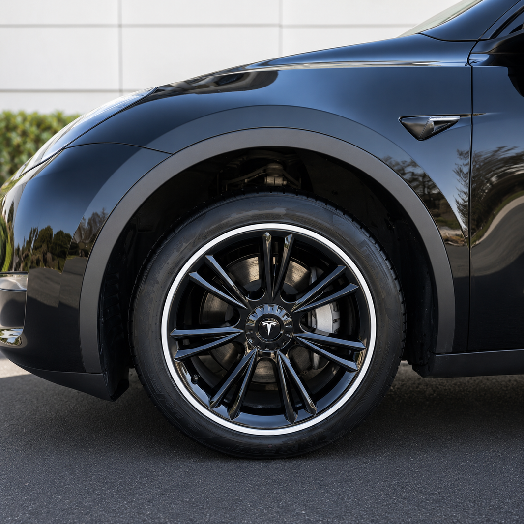 19-Inch Color-Edge Style Wheel Covers for Tesla Model Y (2020–2024)