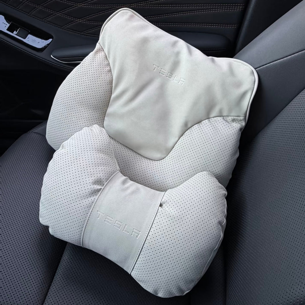 U-Shaped Neck Support Pillow & Lumbar Cushion for Tesla Model 3/Model Y/Model S/Model X