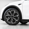19-Inch 01-Style Gloss Black Wheel Covers for Tesla Model Y 2020-2024