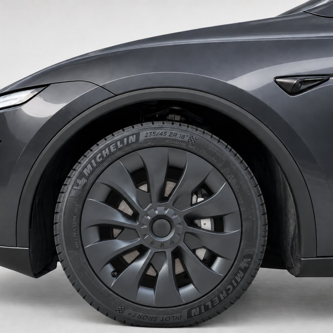 18-Inch Cyclone-Style Wheel Covers for Tesla Model 3 2018–2023