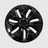 19-Inch 01-Style Gloss Black Wheel Covers for Tesla Model Y 2020-2024