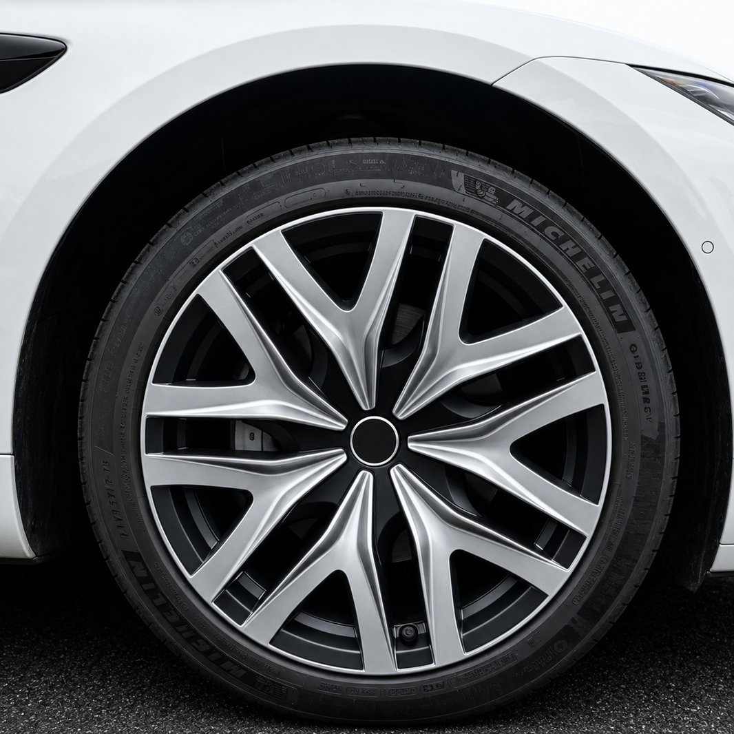 18-Inch Spider-Style Wheel Covers for Tesla Model 3 Highland 2023.10+