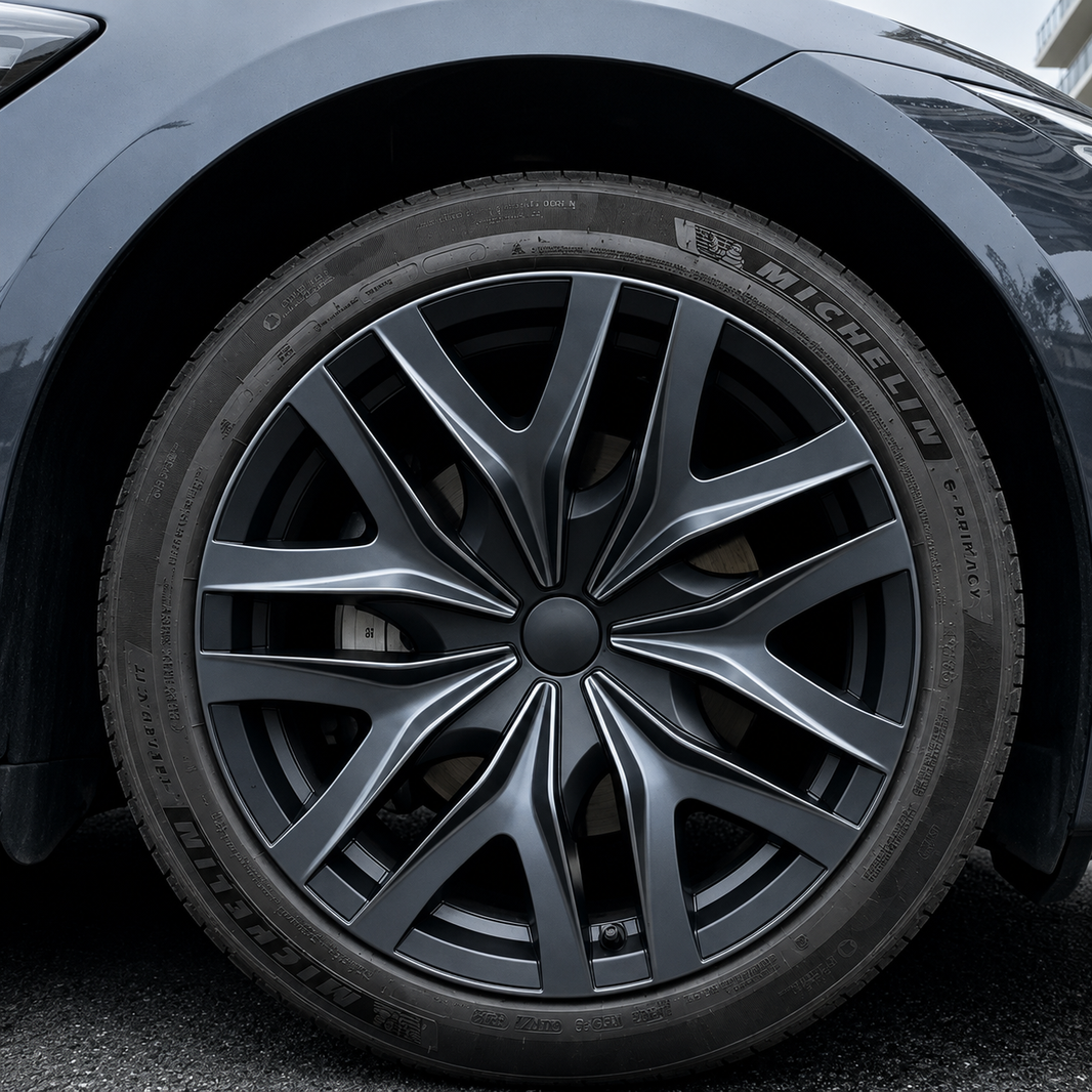 18-Inch Spider-Style Wheel Covers for Tesla Model 3 Highland 2023.10+