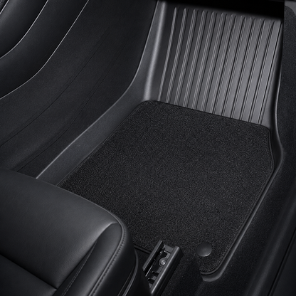 TPE 6-Piece Set Floor Mats & Cargo Liners for Tesla Model Y/ 3/ Model Y Juniper/Model 3 Highland– All-Weather Protection