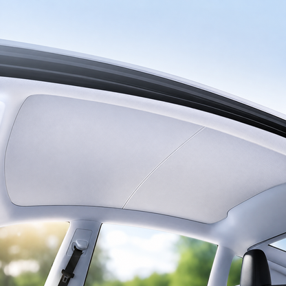 Tesla Model Y/3/YL Magnetic Panoramic Roof Sunshade | Heat Insulation & UV Protection