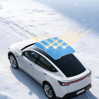 Tesla Model Y/3/YL Magnetic Panoramic Roof Sunshade | Heat Insulation & UV Protection