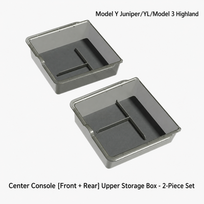 Center Console Storage Tray & Armrest Organizer for Tesla Model Y Juniper / Model 3 Highland / Model YL