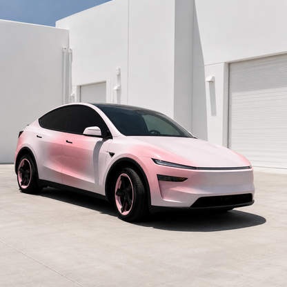 Tesexy Shy Shy Pink Custom Vinyl Wrap