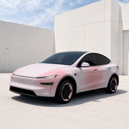 Tesexy Shy Shy Pink Custom Vinyl Wrap