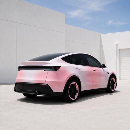Tesexy Shy Shy Pink Custom Vinyl Wrap