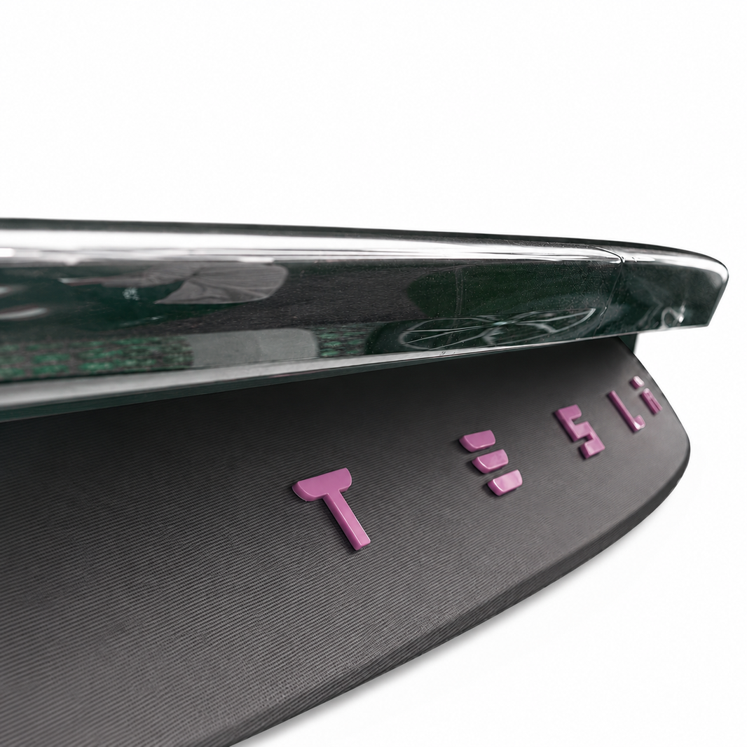 Rear Trunk Letter Badge Covers for Tesla Model Y Juniper/YL
