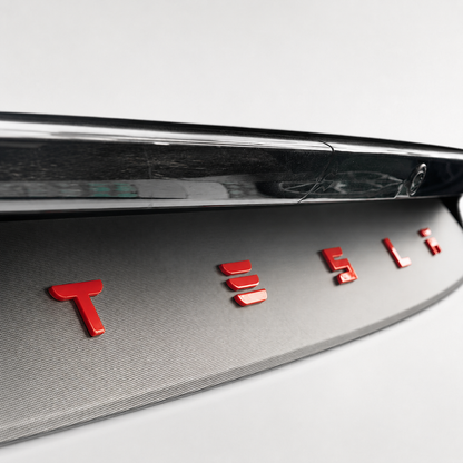 Rear Trunk Letter Badge Covers for Tesla Model Y Juniper/YL