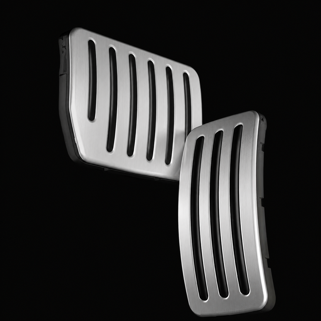 Aluminum Alloy Accelerator and Brake Pedal Covers for Tesla Model Y / YL / Model 3