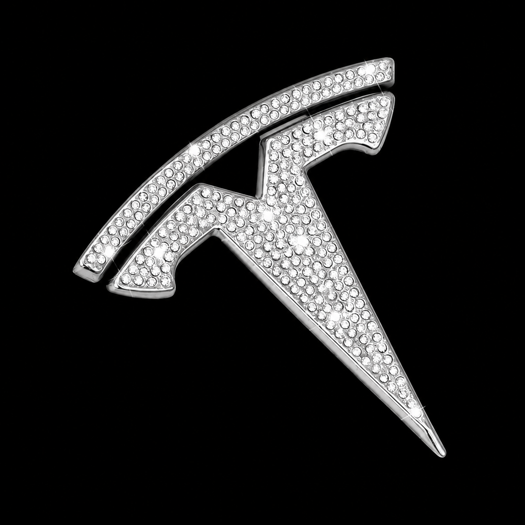 Crystal Rhinestone Diamond Interior &amp; Exterior Decorative Trim for Tesla Model Y Juniper / Model 3 Highland