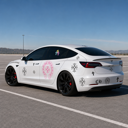Original Design Car Decals – Custom Large & Small Vinyl Stickers