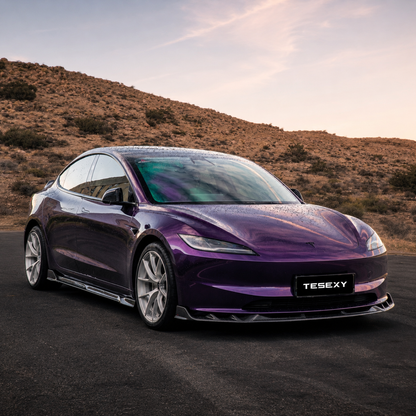 Carbon Fiber Glossy Full Body Kit For Model 3 HIghland -Tesexy03