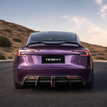 Carbon Fiber Glossy Full Body Kit For Model 3 HIghland -Tesexy03