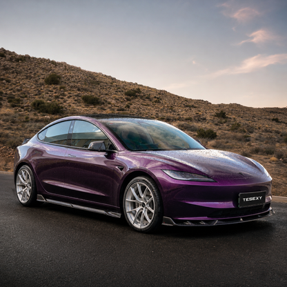 Carbon Fiber Glossy Full Body Kit For Model 3 HIghland -Tesexy03