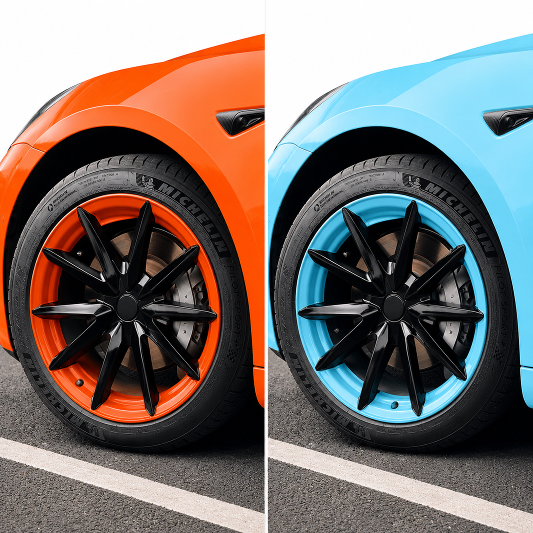 18-Inch Colorful Sport Wheel Covers for Tesla Model 3 2018-2023