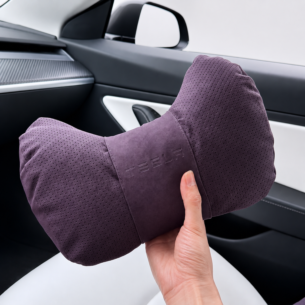U-Shaped Neck Support Pillow & Lumbar Cushion for Tesla Model 3/Y/S/X
