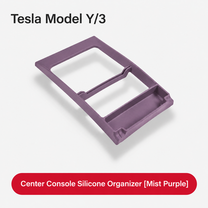 Silicone Center Console Organizer Tray for Tesla Model 3/Y/YL