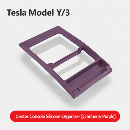 Silicone Center Console Organizer Tray for Tesla Model 3/Y/YL