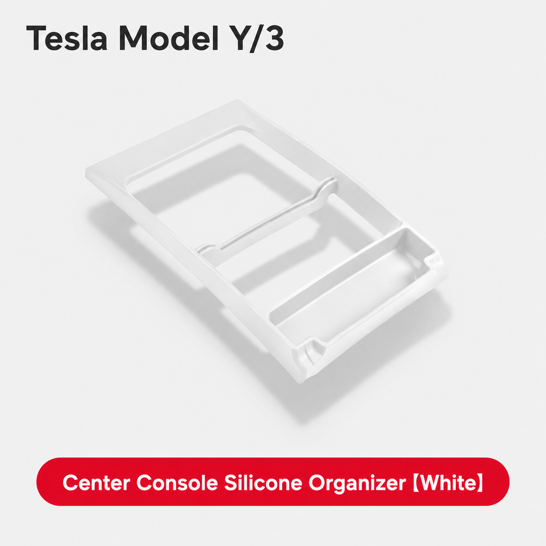 Silicone Center Console Organizer Tray for Tesla Model 3/Y/YL
