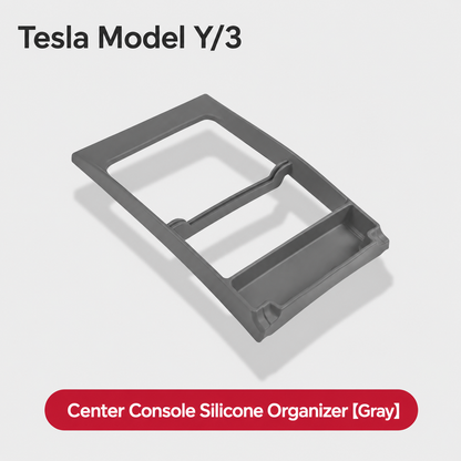 Silicone Center Console Organizer Tray for Tesla Model 3/Y/YL