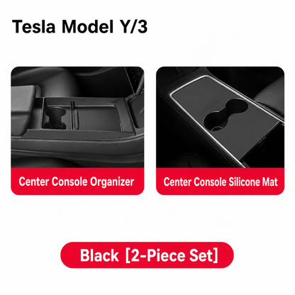 Silicone Center Console Organizer Tray for Tesla Model 3/Y/YL