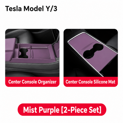 Silicone Center Console Organizer Tray for Tesla Model 3/Y/YL