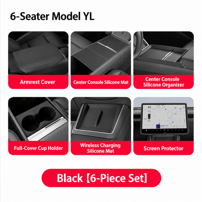 Silicone Center Console Organizer Tray for Tesla Model 3/Y/YL