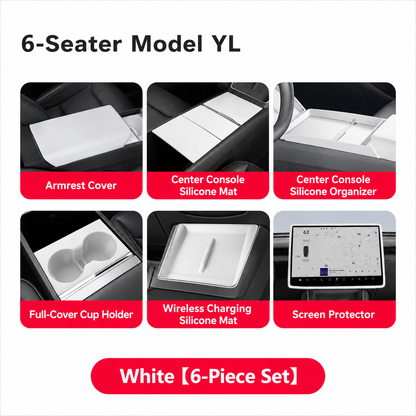 Silicone Center Console Organizer Tray for Tesla Model 3/Y/YL