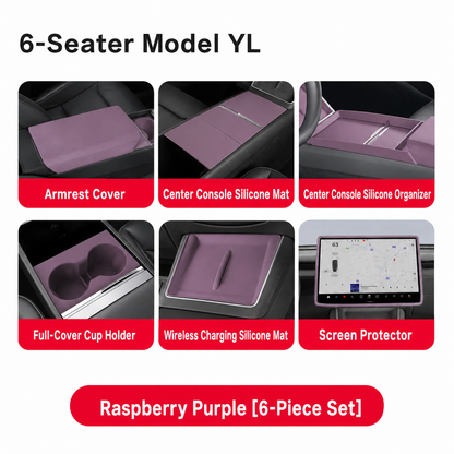 Silicone Center Console Organizer Tray for Tesla Model 3/Y/YL