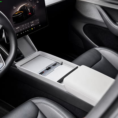 Silicone Center Console Organizer Tray for Tesla Model 3/Y/YL
