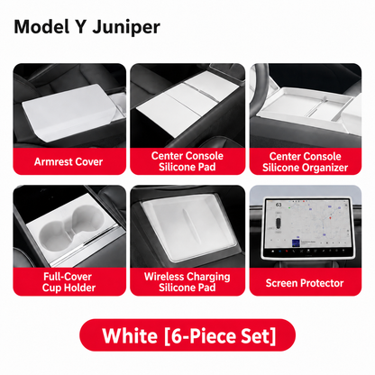Silicone Center Console Organizer Tray for Tesla Model 3/Y/YL