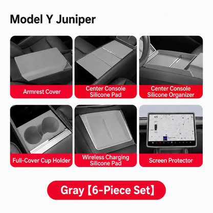 Silicone Center Console Organizer Tray for Tesla Model 3/Y/YL