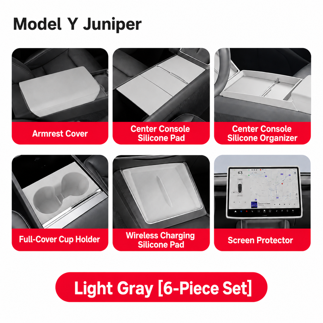 Silicone Center Console Organizer Tray for Tesla Model 3/Y/YL